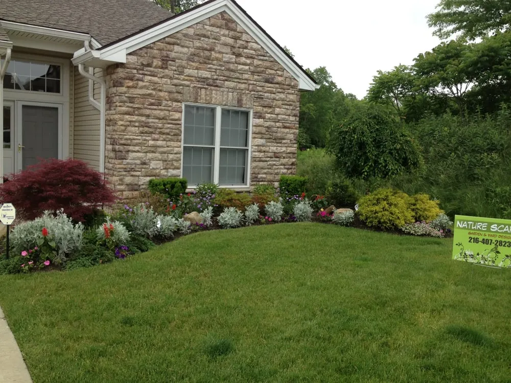 Professional landscape design for year-round maintenance in Brunswick, OH by Nature Scapes