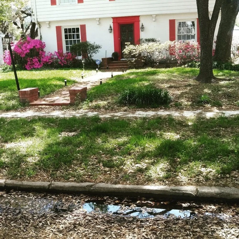 Professional lawn mowing service in Houston, TX by Nature Springs Landscaping