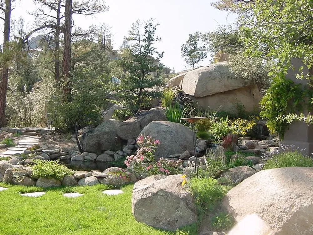 Custom yard cleanup service for beautiful yards in Prescott, AZ by Nature West Inc.