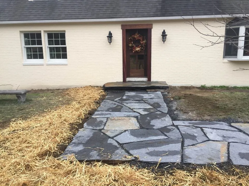 Custom landscape installation in Lee, MA by Nature Works Land Care