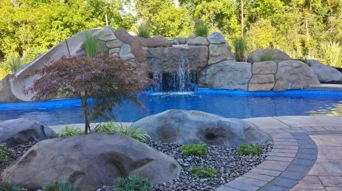 Professional yard maintenance for residential properties in Penfield, NY by Natures Accent's