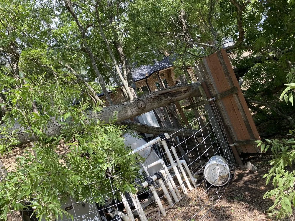 Custom landscape installation in Bridgeport, TX by Natures Barber