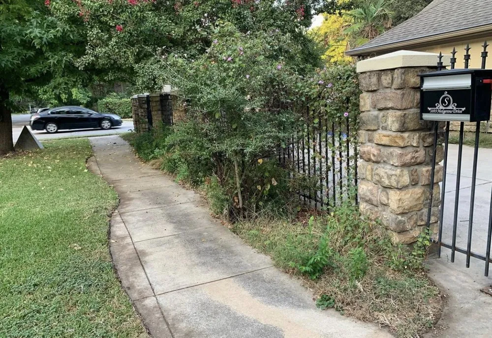 Custom yard maintenance for beautiful yards in Fort Worth, TX by Nature’s Barber Tx