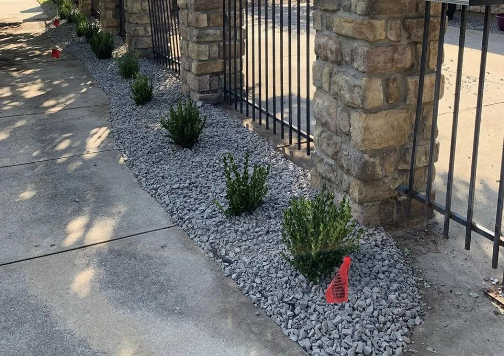 Custom outdoor landscaping for outdoor upgrades in Fort Worth, TX by Nature’s Barber Tx