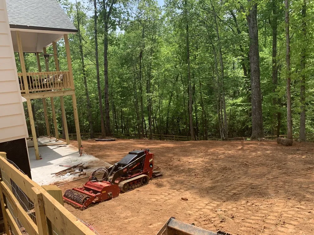 Professional landscape installation in Dawsonville, GA by Nature's Color