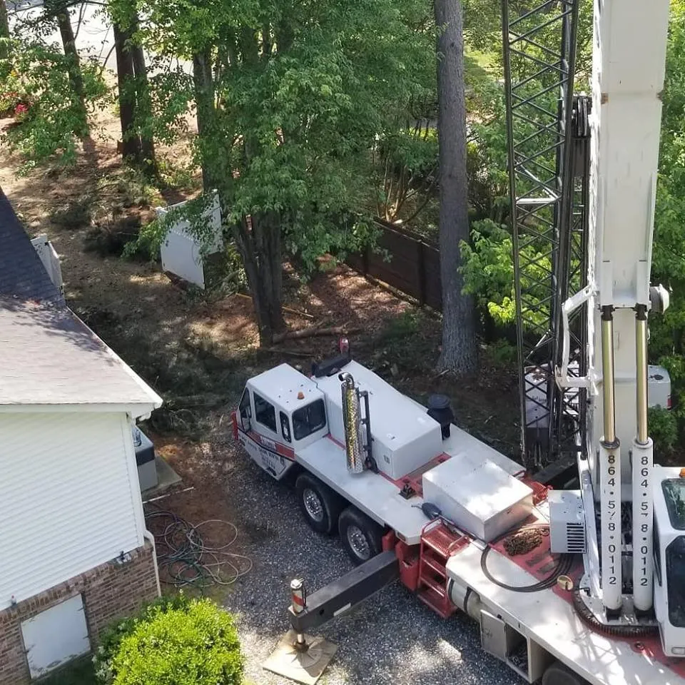 Professional residential landscaping in Easley, SC by Nature's Design