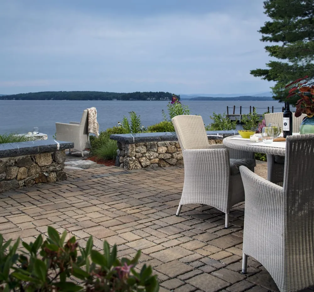 Expert lawn mowing service for year-round maintenance in Gilford, NH by Natures Elite Landscaping