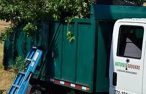 Custom landscape installation in Fort Pierce, FL by Natures Grounds Landscape Management