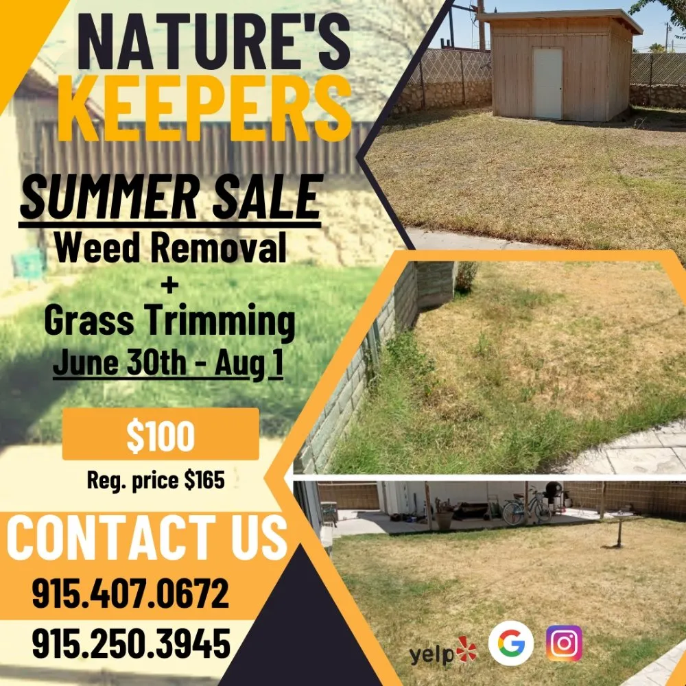 Local outdoor landscaping for beautiful yards across El Paso, TX - Nature's Keepers