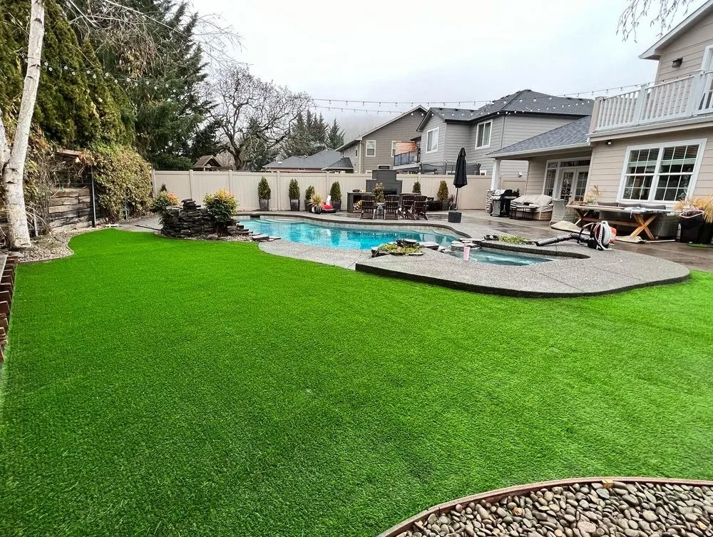 Reliable lawn mowing service in Medford, OR by Nature's Landscape