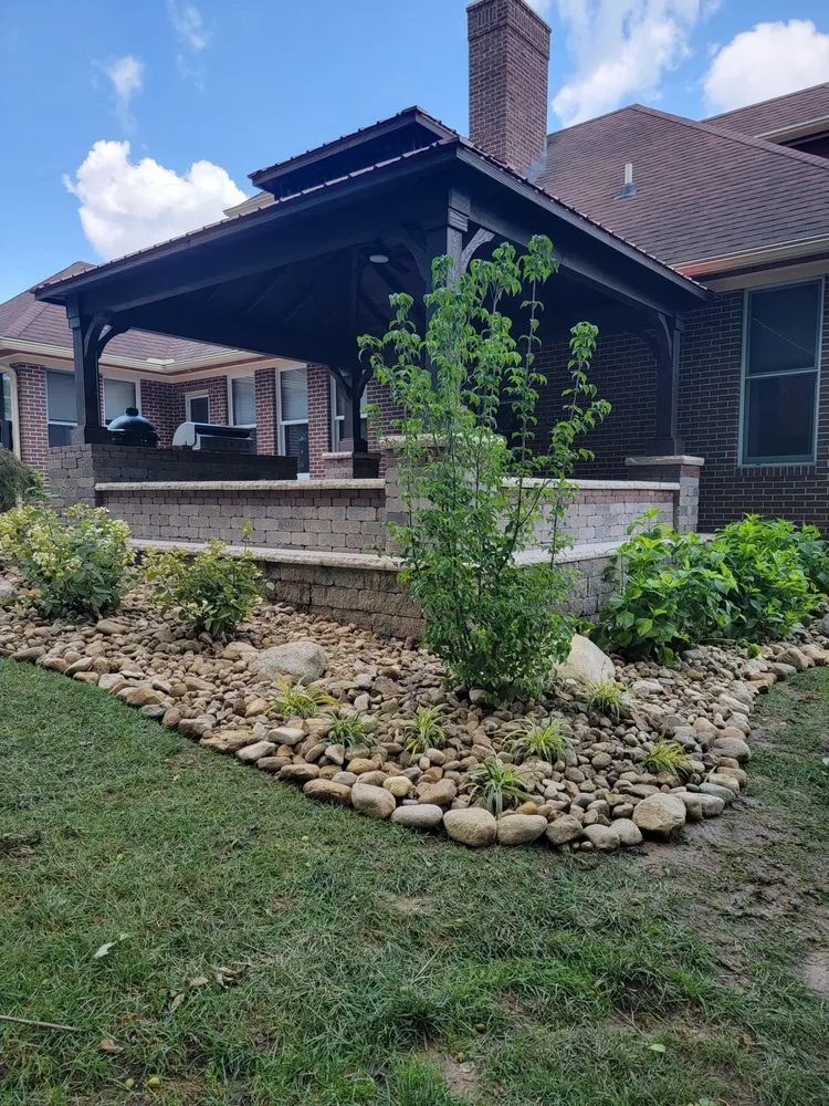 Expert garden landscaping with custom design across Springfield, OH - Natures Own