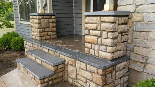 Custom lawn mowing service with custom design in Springfield, OH by Natures Own