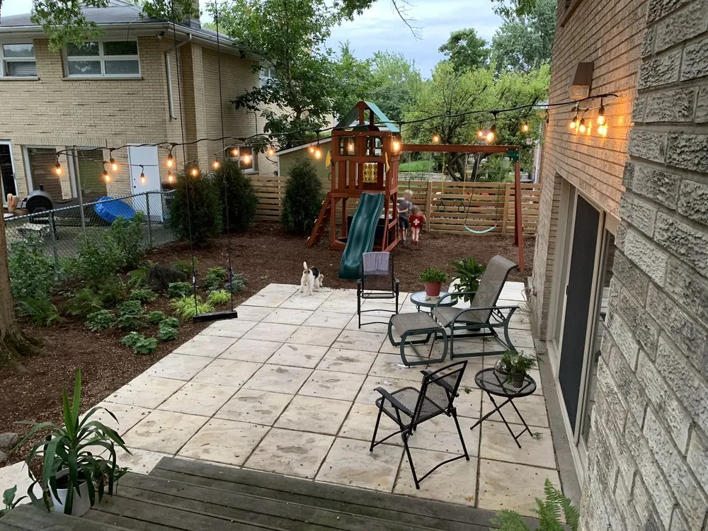Professional landscape installation in Evanston, IL by Nature's Path Landscaping