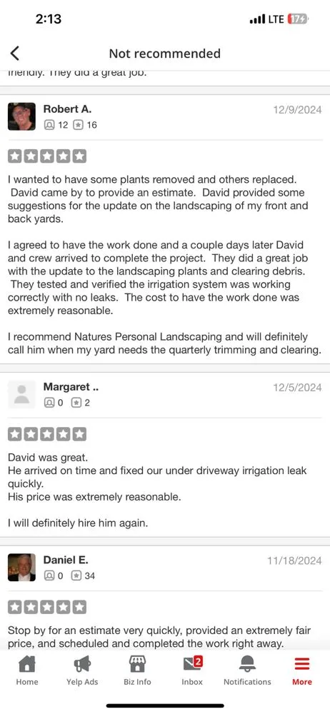 Professional garden landscaping experts serving Las Vegas, NV - Natures Personal Landscaping