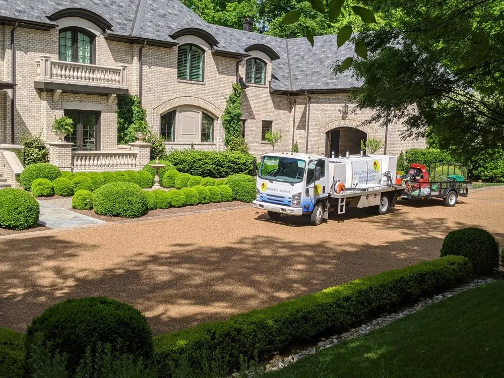 Professional landscape installation with custom design in Greensboro, NC by Nature's Select®
