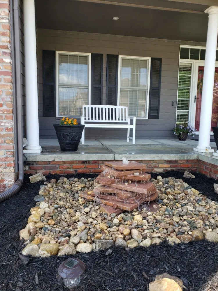 Custom garden landscaping in Elkhorn, NE - Nature’s Touch Lawn & Landscaping