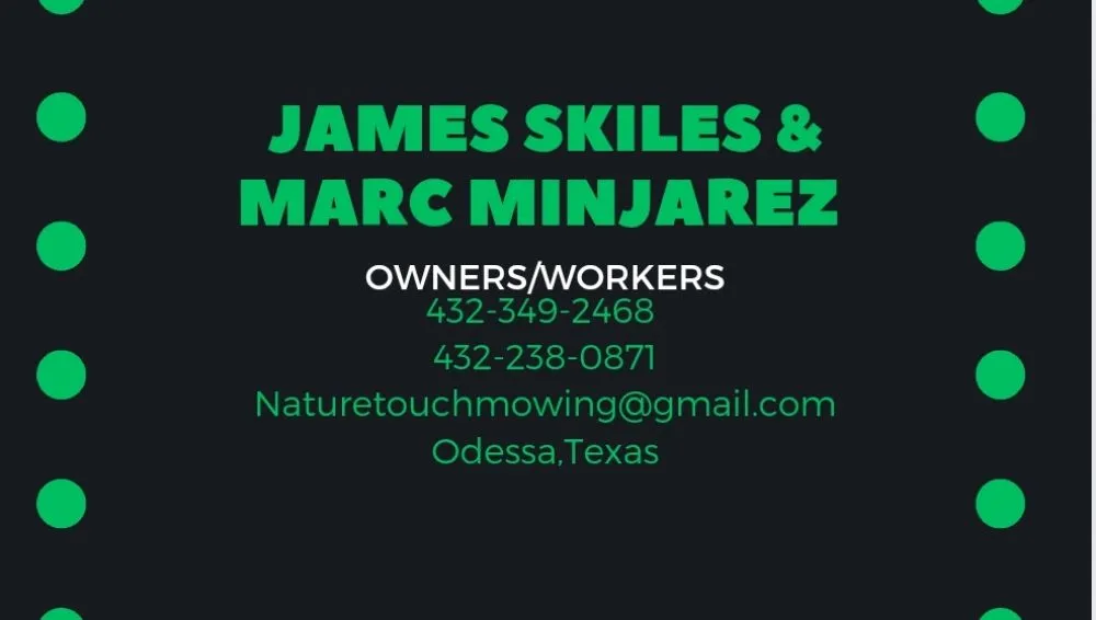 Trusted landscaping services in Odessa, TX - Nature's Touch Lawn mowing services