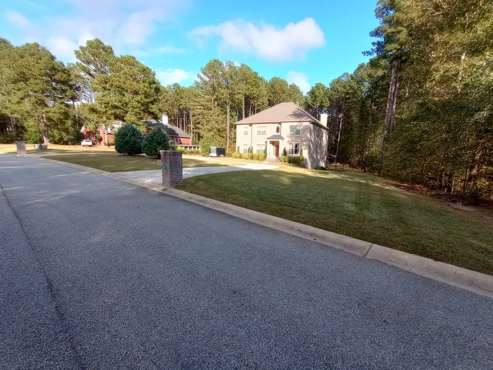 Expert lawn mowing service with custom design across Fayetteville, GA - Natures Touch Lawn Service