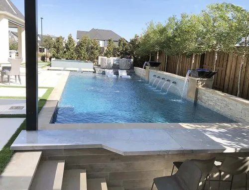 Custom landscape installation in Kingman, AZ - Nature’s Touch Pool & Outdoor