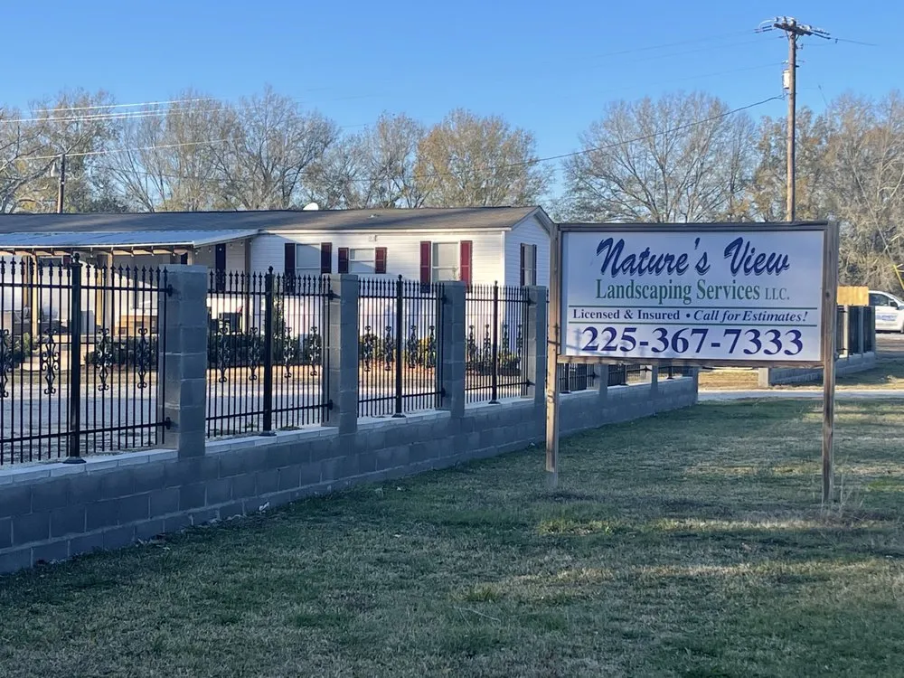 Trusted landscape installation in Denham Springs, LA - Nature's View Landscaping Services