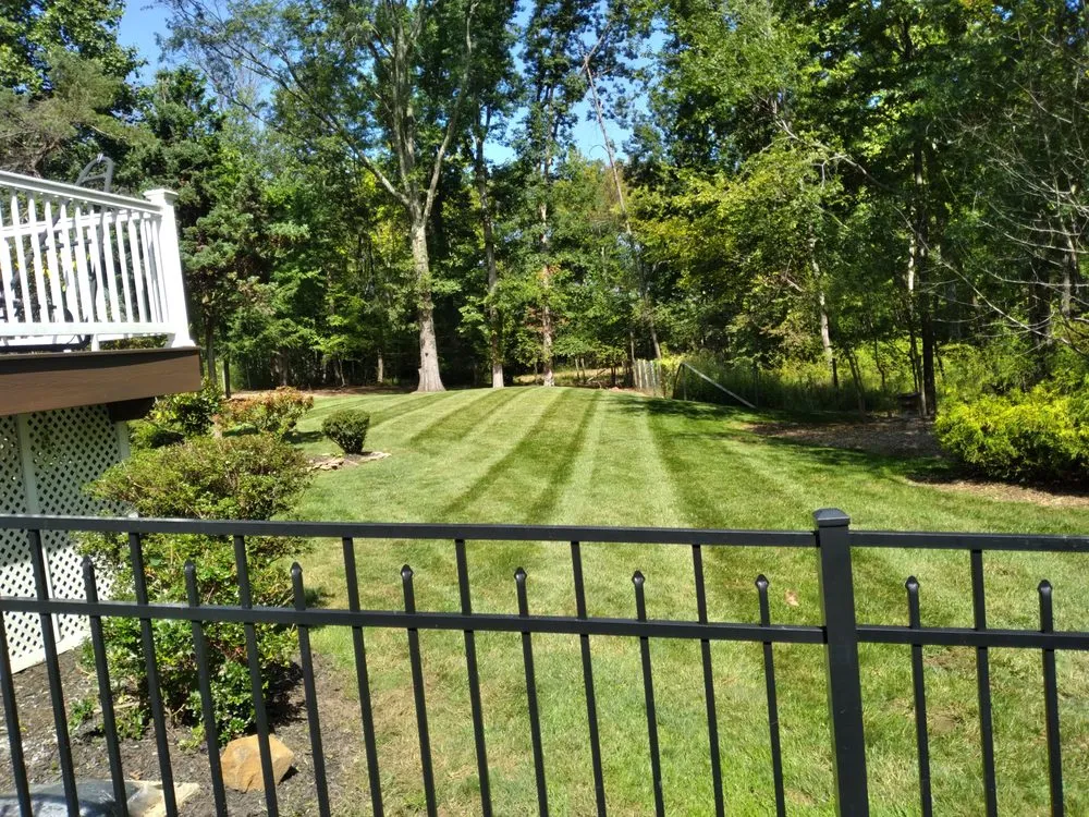 Top-rated landscape installation with custom design in Manville, NJ by Natures View Lawn Care