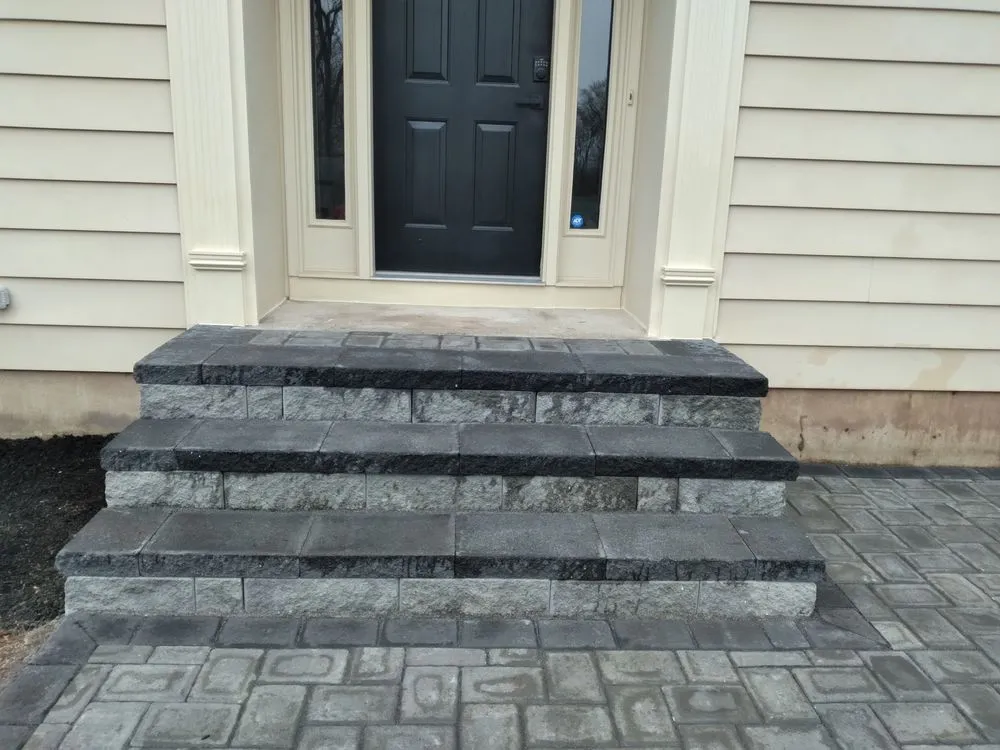 Professional outdoor landscaping with custom design in Manville, NJ by Natures View Lawn Care