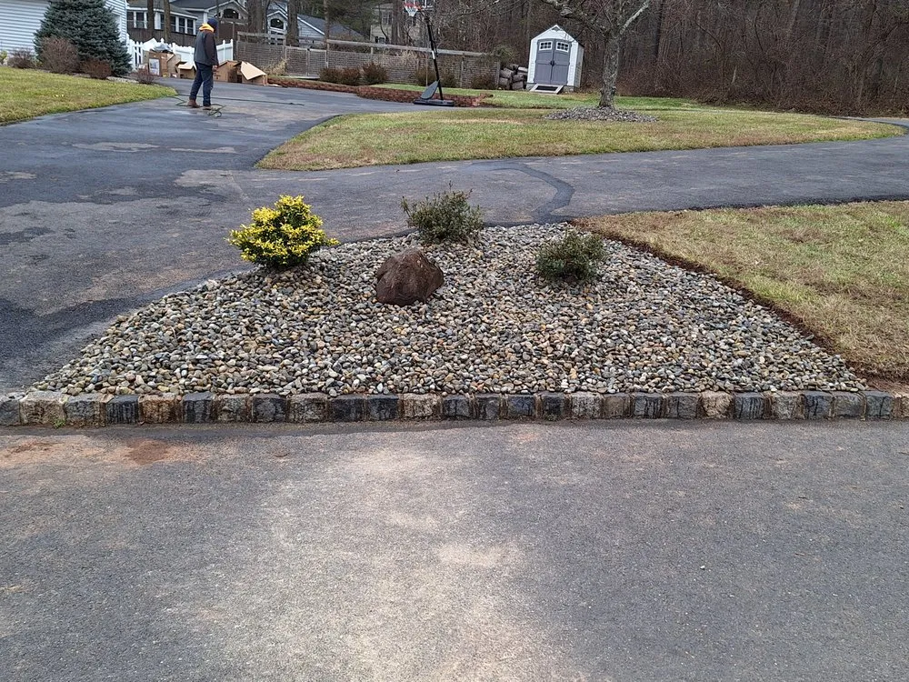 Local landscape installation in Manville, NJ by Natures View Lawn Care