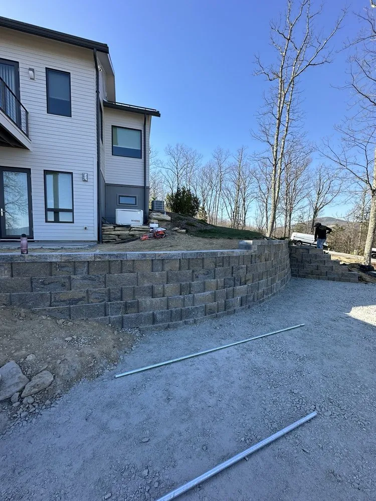 Professional landscape installation for beautiful yards in Hendersonville, NC by Naturescapes Landscaping