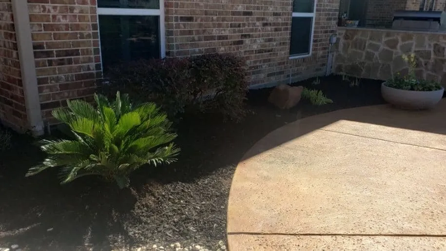 Custom outdoor landscaping in Alvarado, TX by Nava Pros Lawn Care Experts