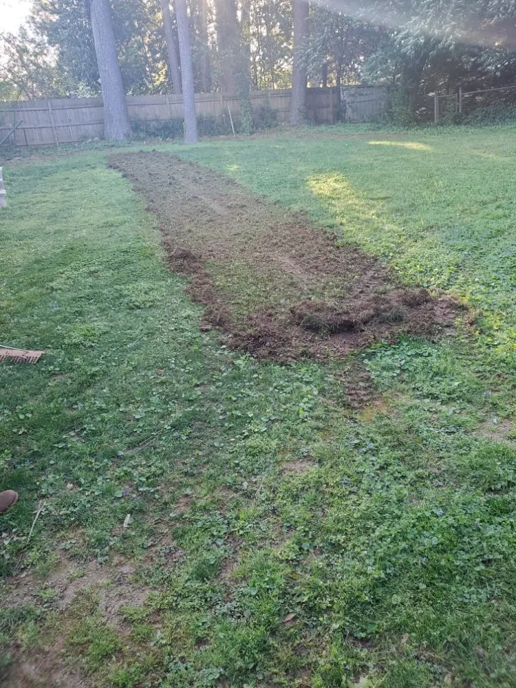 Custom garden landscaping in Duluth, GA by Navarrete Landscaping