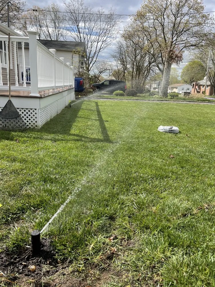 Affordable garden landscaping in Bellport, NY by Navarro Irrigation Landscaping