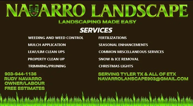 Trusted landscape installation experts serving Tyler, TX - Navarro Landscape