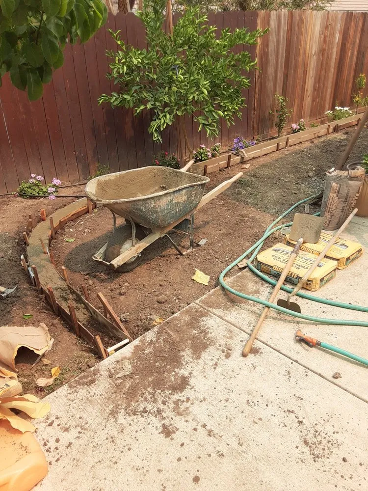 Affordable garden landscaping for residential properties in Stockton, CA by Navarro Landscaping