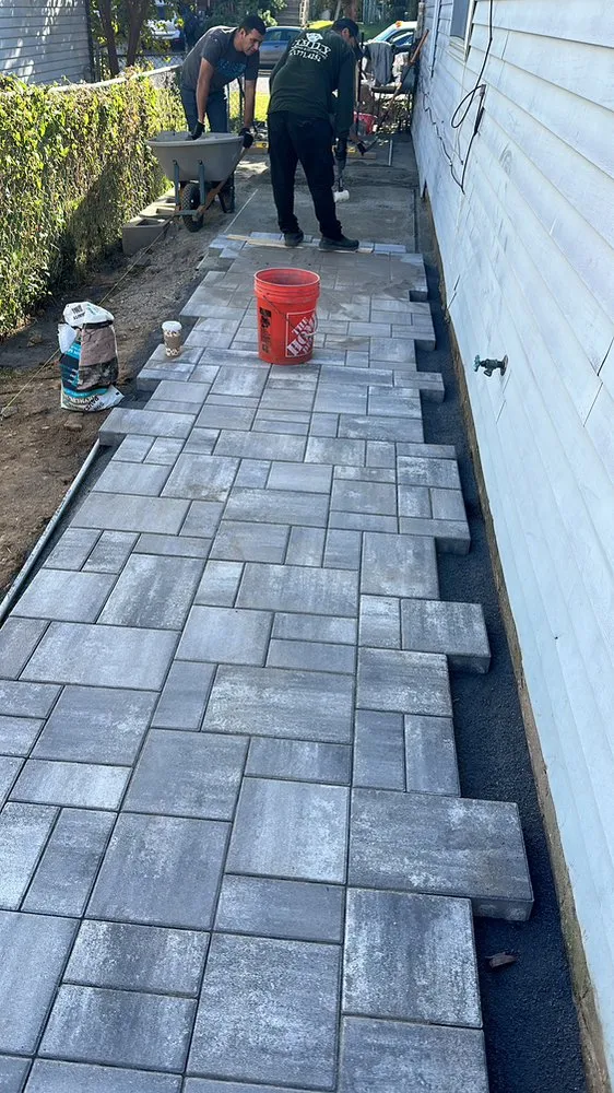 Professional yard cleanup service in Trenton, NJ by Navarro Pavers & Snow Removal