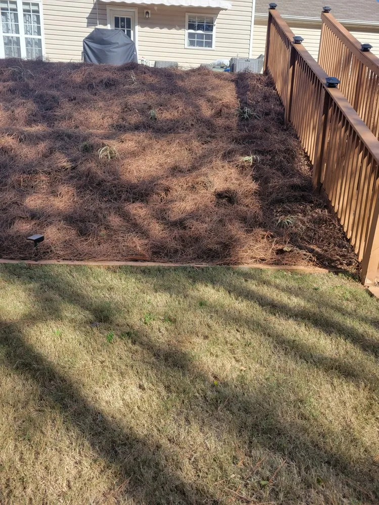 Custom yard cleanup service in Cumming, GA by Nava's Landscaping