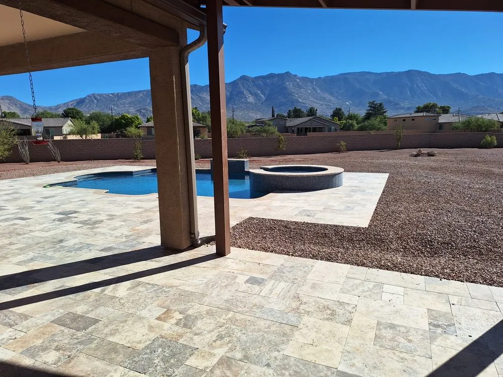 Reliable lawn care service with custom design in Tucson, AZ by Navi Land