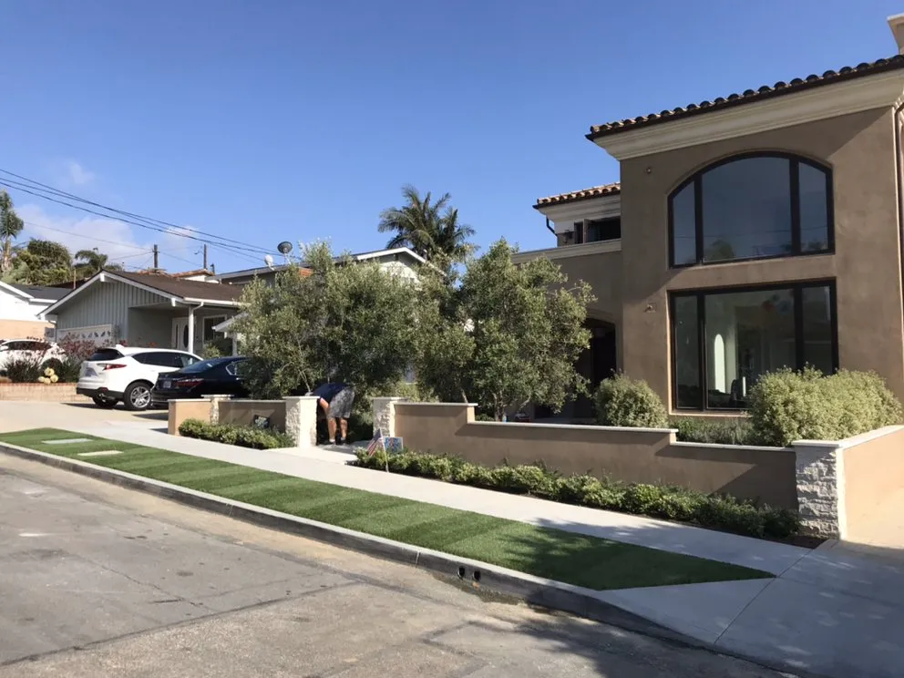 Professional lawn mowing service in Lawndale, CA by Navlan's Landscape