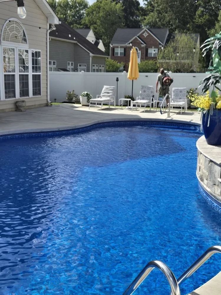 Expert garden landscaping with custom design in Matthews, NC by Naylors Lawn Care And More