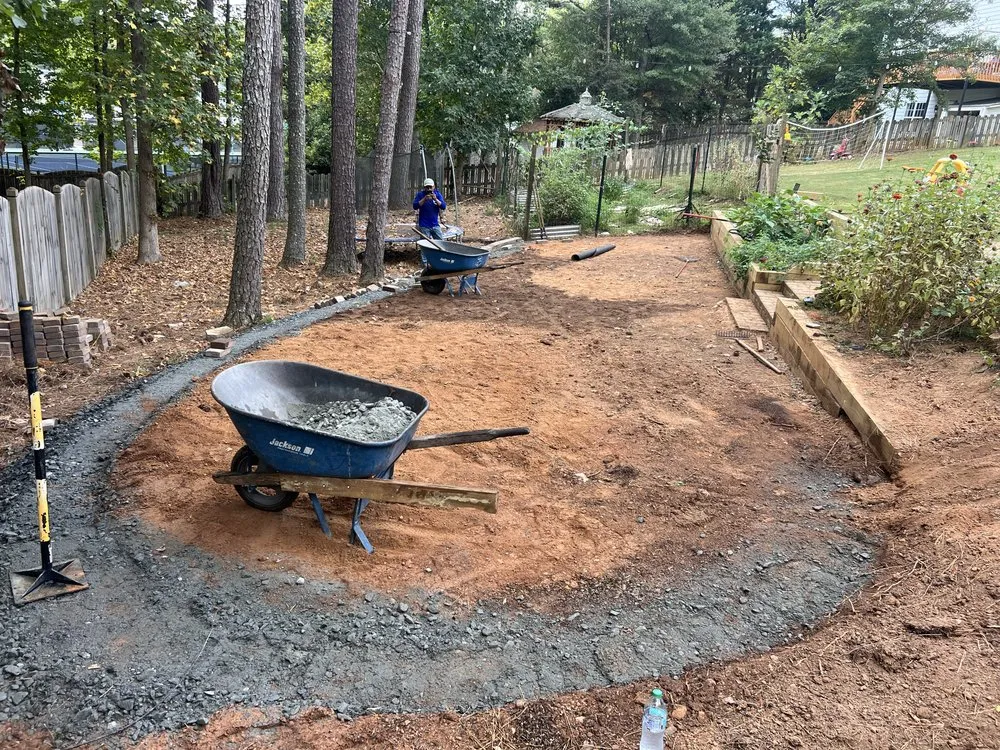 Professional garden landscaping for year-round maintenance in Norcross, GA by Naz Landscaping