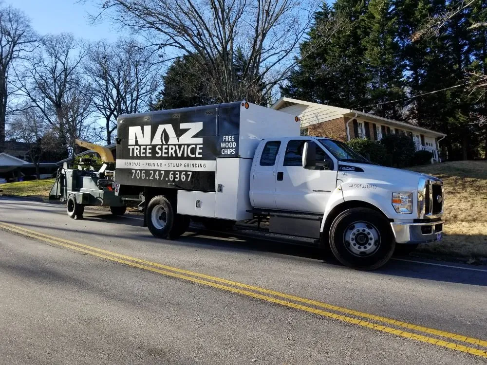 Top-rated lawn mowing service for year-round maintenance in Roswell, GA by Naz Tree Service