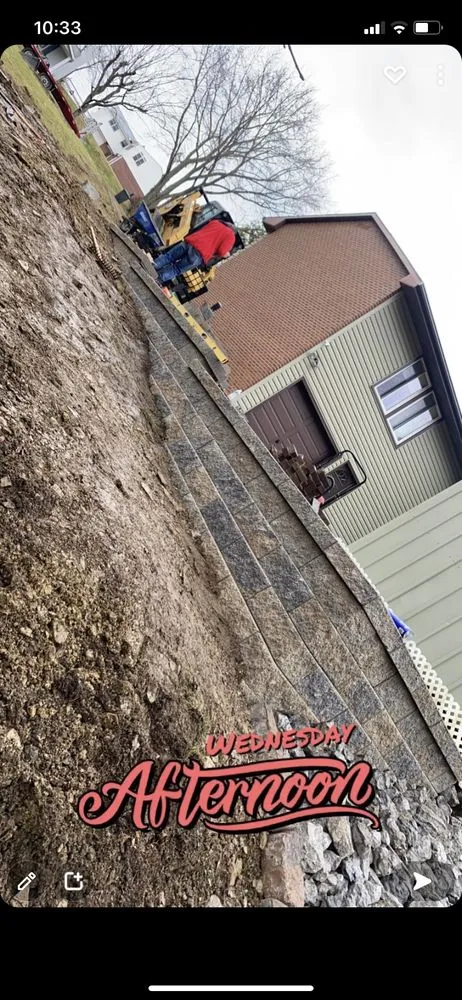 Local garden landscaping in Midland, PA by NBC Landscaping & Excavation