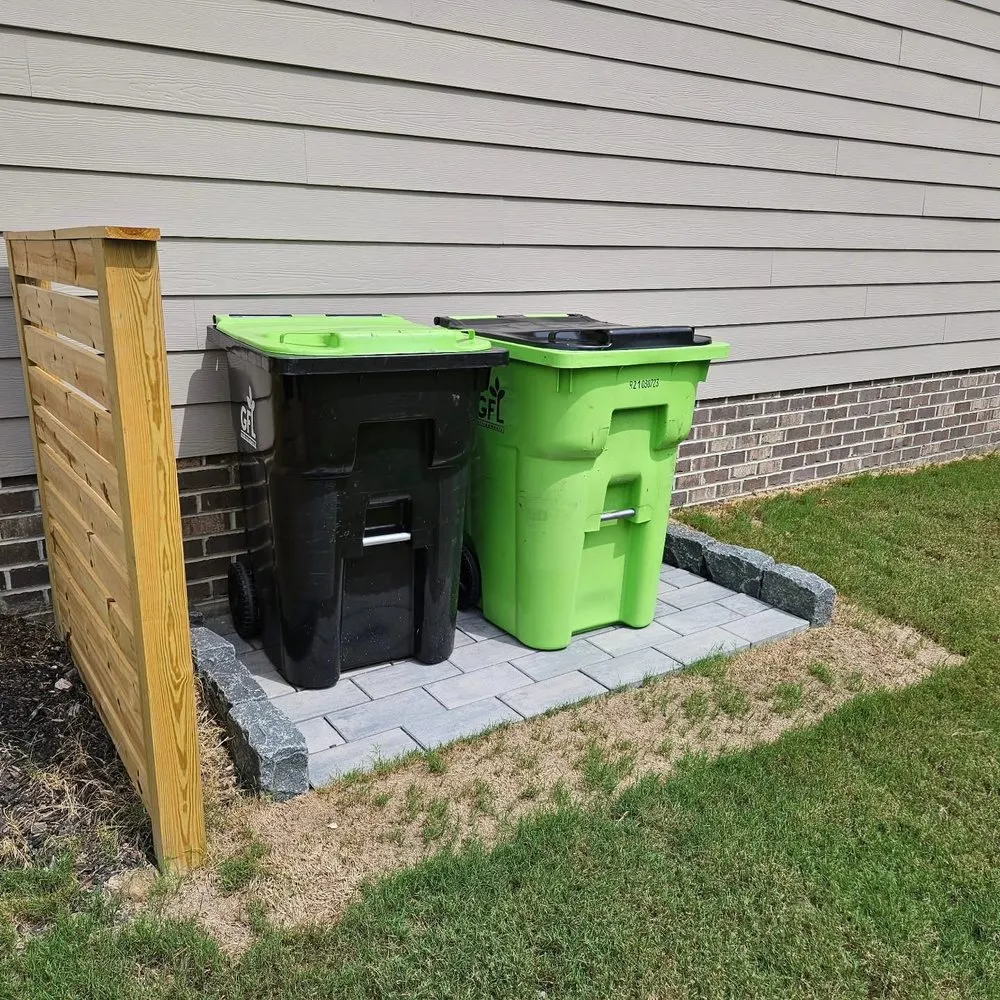 Professional landscape installation in Atlanta, GA by NBDK Fence & Home Services