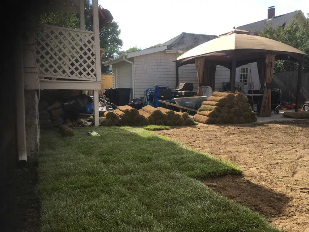 Professional yard cleanup service with custom design in Malden, MA by Nbs general contractos