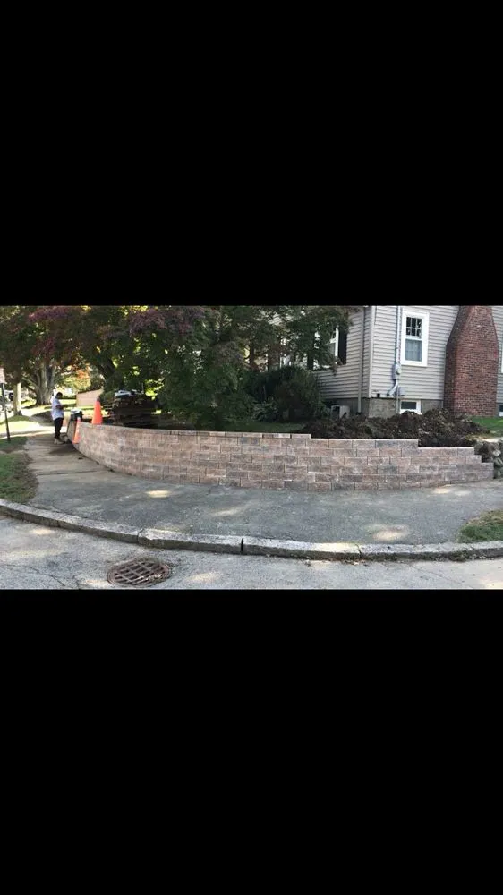 Professional residential landscaping with custom design in Malden, MA by Nbs general contractos
