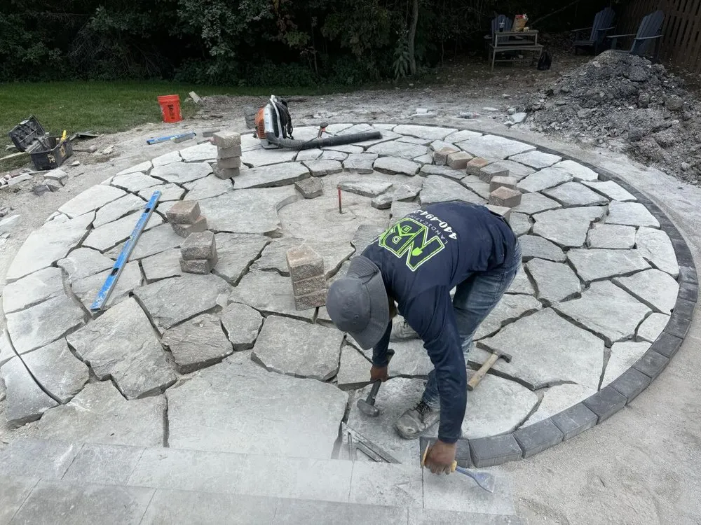 Reliable lawn mowing service for homes in Painesville, OH by NBX Landscaping