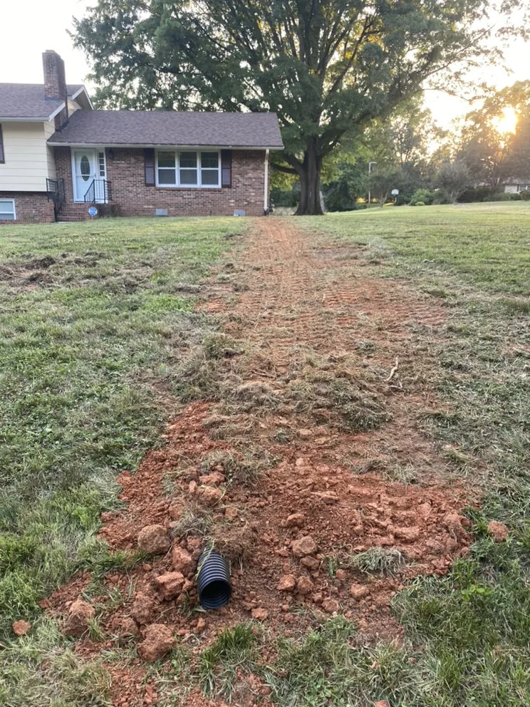 Local residential landscaping with custom design in Tobaccoville, NC by NC Dirtworks