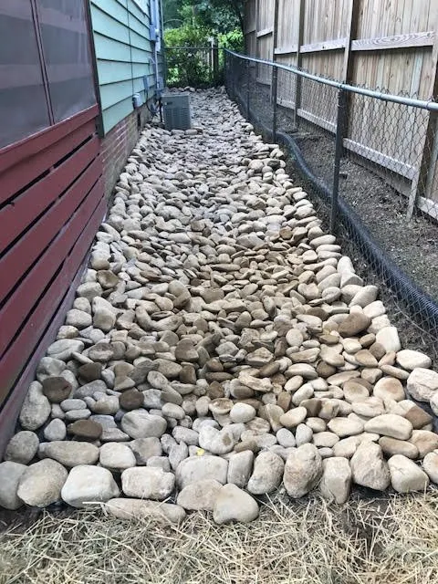 Custom yard cleanup service in Graham, NC by NC Drainage