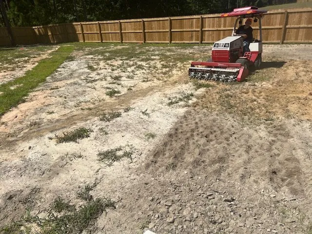 Custom landscape installation in Raeford, NC - NC Hydroseeding