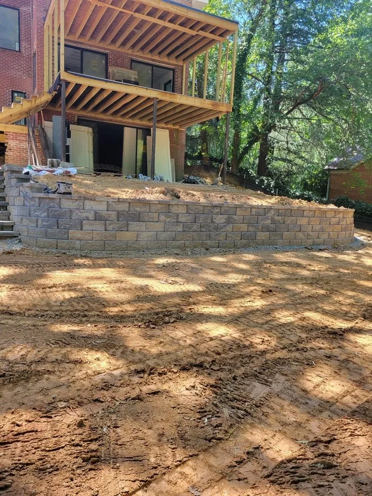 Custom outdoor landscaping for residential properties in Manassas, VA by Nc Landscaping