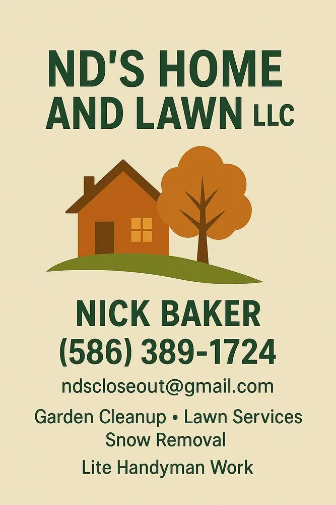 Top-rated garden landscaping experts serving Shelby, MI - ND'S Home and Lawn